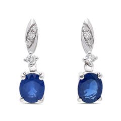 Cirari Couture Sapphire and Diamond Earrings in 14K
