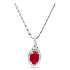 Cirari Couture Ruby and Diamond Pendant in 10K