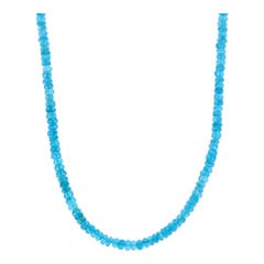 Apatite Necklace in 14K Yellow Gold