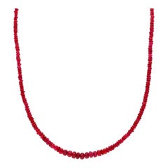 Cut by Ben Ruby Necklace in VERMEIL
