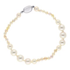 Aquarian Pearls Cultured Akoya Pearl Bracelet in STERLING SILVER
