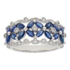 Cirari Couture Sapphire Ring in 925 SILVER
