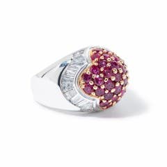 RCM Ruby and Diamond Ring in 18K