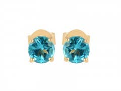 Chromia Collection Apatite Earrings in 18K