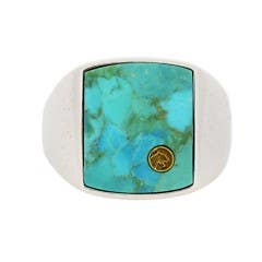 EFFY Turquoise Ring in Sterling Silver & 18K
