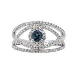EFFY Sapphire and Diamond Ring in 14K