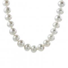 South Sea Cultured Pearl Necklace in STERLING SILVER