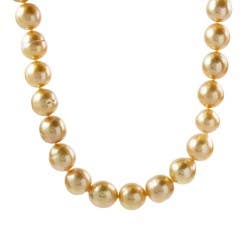 South Sea Cultured Pearl Necklace in STERLING SILVER