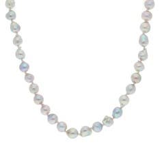 Aquarian Pearls Akoya Cultured Pearl Necklace in STERLING SILVER