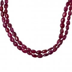 Spinel Double Strand Necklace