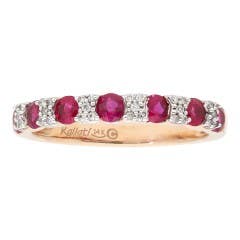 KALLATI Ruby and Diamond Ring in 14K