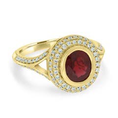 Ruby and Diamond Ring in 14K