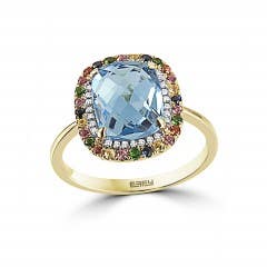 EFFY Topaz and Diamond|Sapphire Ring in 14K