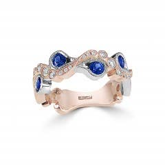 EFFY Sapphire and Diamond Ring in 18K