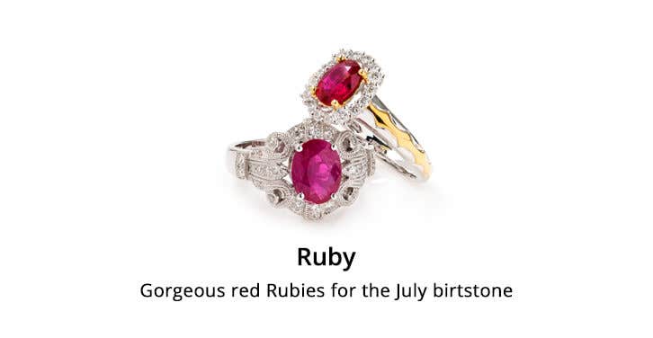 July Birthstone Ruby Jewelry | Gem Shopping Network 